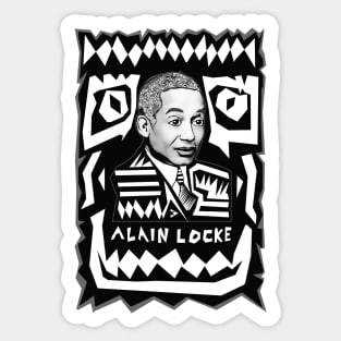 Alain Locke Sticker